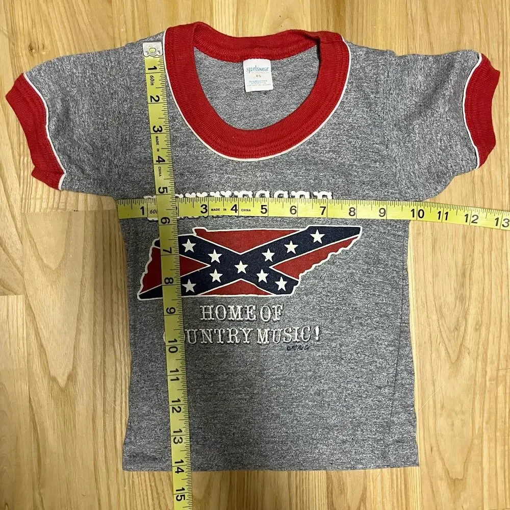 Vintage Tennessee Short Sleeve Ringer Country Music T-Shirt